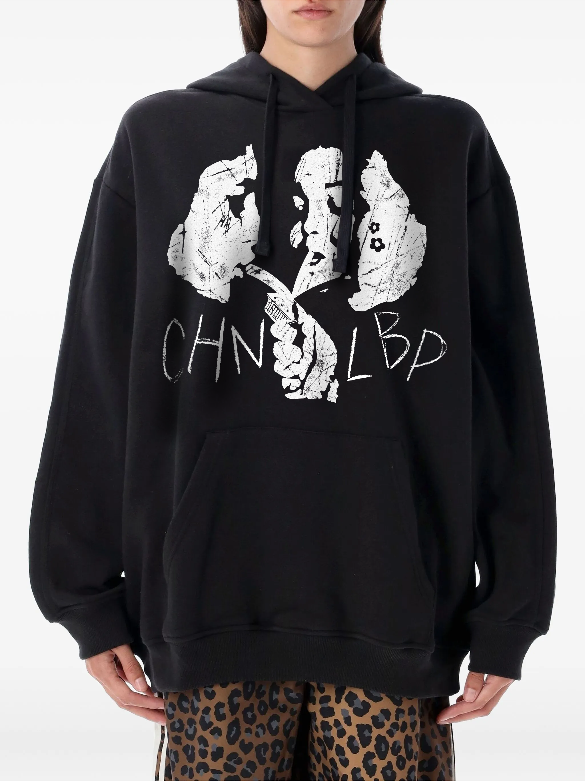 Men's Hoodies 2025 American High Street Print Hooide & Sweatshirts For Men Male Clothes Goth Clothing Women's