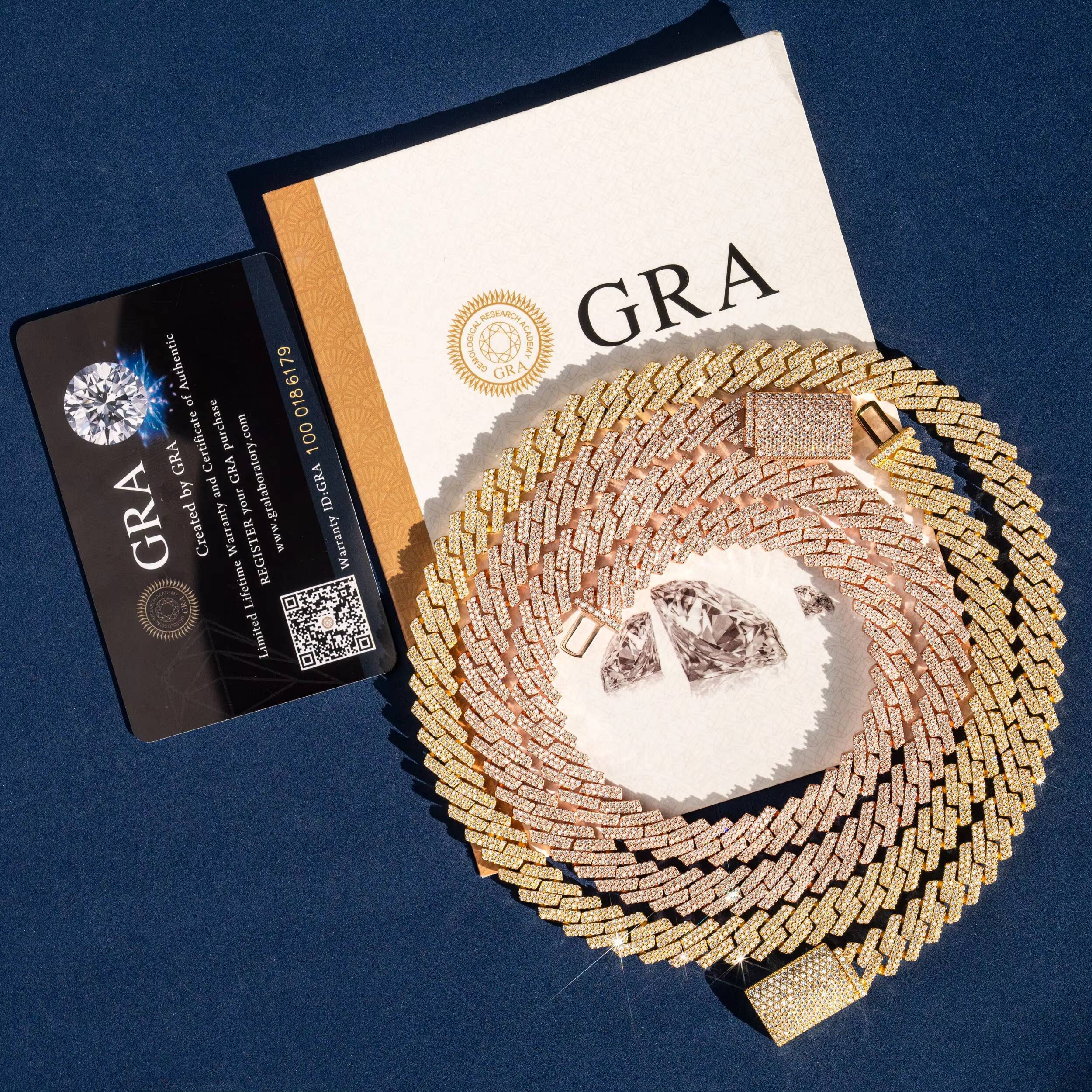 Fine Jewelry Top Selling 925 Sterling Silver Moissanite 10mm Cuban Necklace Bracelet Men Iced Out Cuban Link Chain