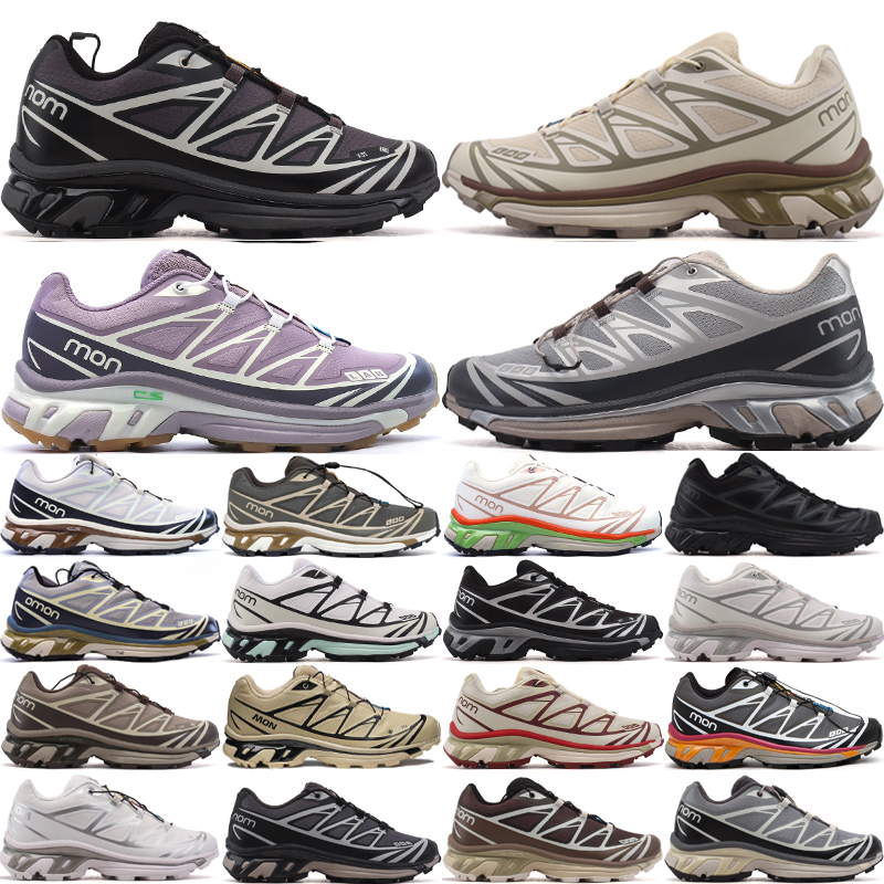 Top XT-6 ADV Ultra Raid Trail Running Shoes For Men Women XT-6 Designer White Lunar Rock Triple Black Quarry Bleached Sand Outdoor Hiking Sports Sneakers Size 36-45