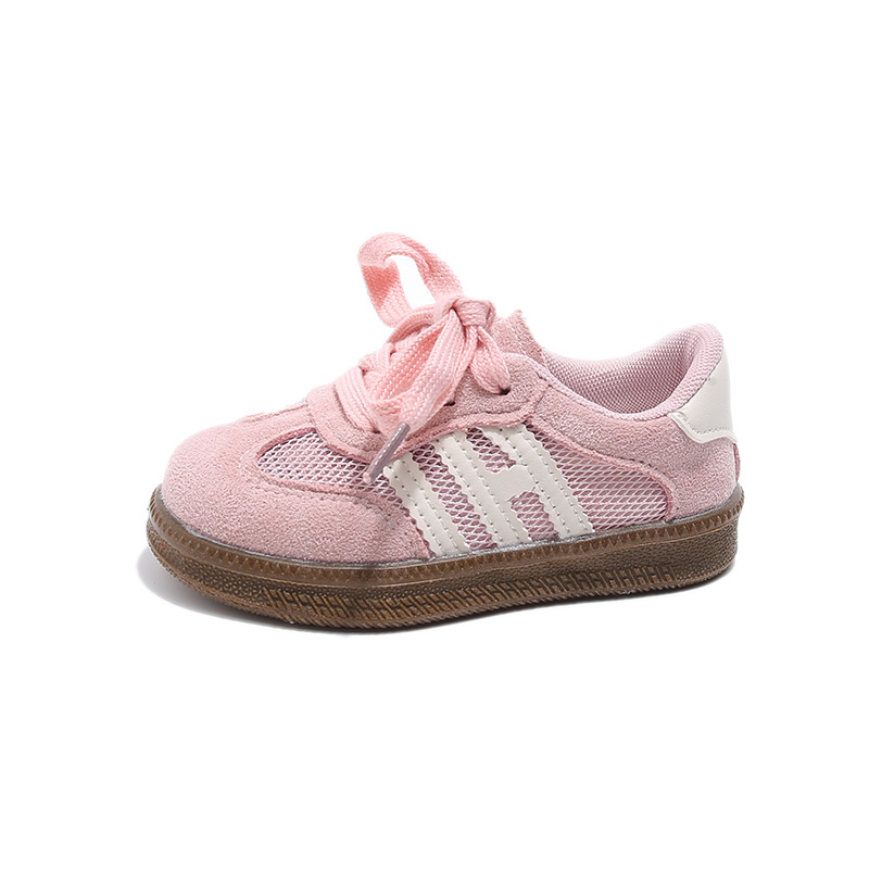 Children's Moral Training Shoes 2025 Summer Korean Version New Style Girls' Breathable Mesh Sports Shoes Boys' Soft-soled