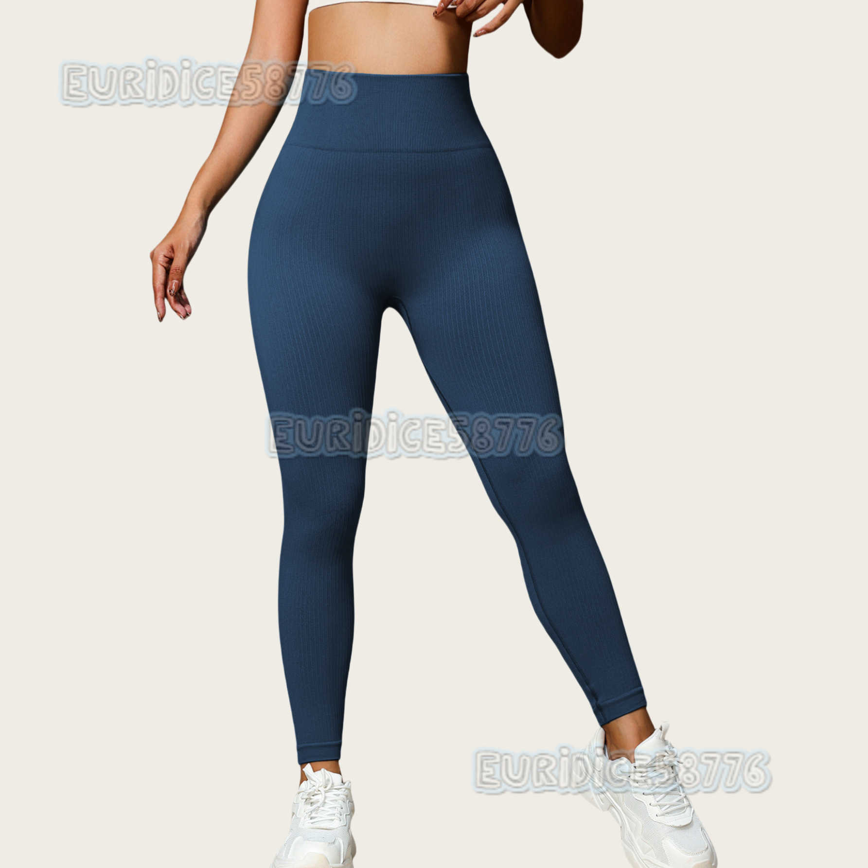 Seamless Threaded Yoga Pants Women High Waist Hip Lift Quick Dry Running Sports Fitness Leggings H250819