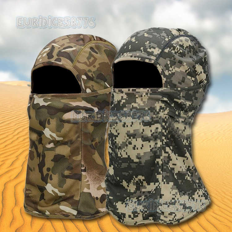 Camouflage Tactical Headgear Outdoor Sunscreen Anti Sand Camouflage Warm Riding Mask Tactical Equipment H250819