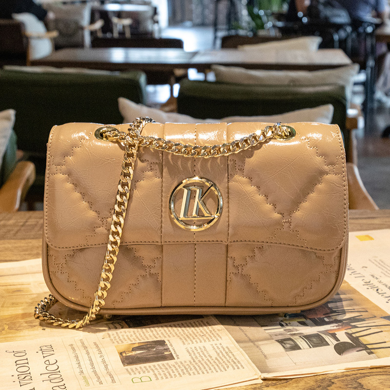 LORDLY KNACK designer bag luxury soft leather casual flap bag versatile high-quality fashion chain handbag for woman