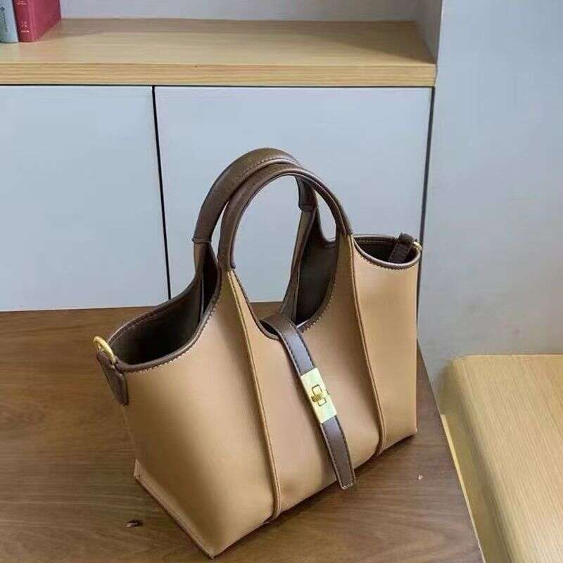 High-end Basket Canvas For Women 2024 New Large Capacity Handbag Tote Crossbody Commuter Bag