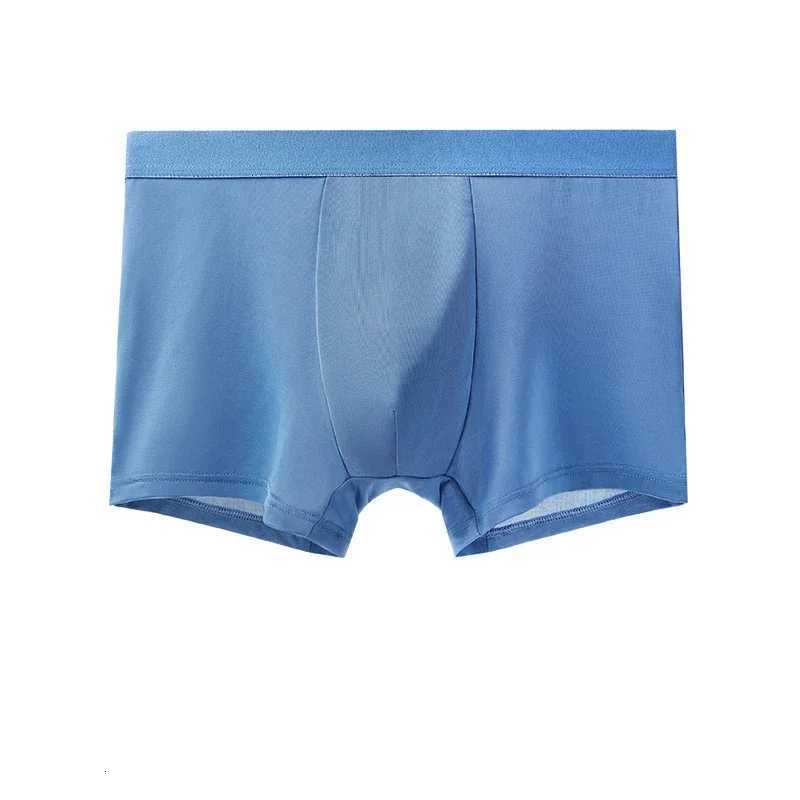 4PCS Mens Underwear Boxers Shorts Antibacterial Cool Soft Breathable Ice Silk Smooth Ventilate Fashion Colors Mixing XL 3XL 4XL W250819