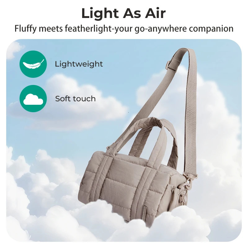 BAGSMART Hobos Crossbody Bag for Women Large Capacity Casual Shoulder Bags Multifunctional Lady Handbag Sport Travel Bag 250814