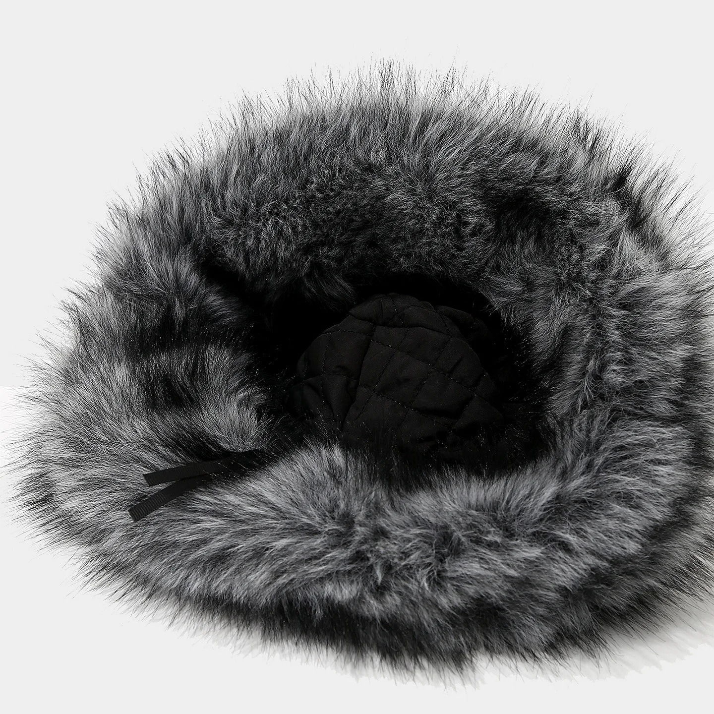 Faux Fur Lined Fisherman Hat for Men Women - Winter Warm Trapper Hat with Fleece Thickened Unisex Bucket Cap for Cold Weather O 250819