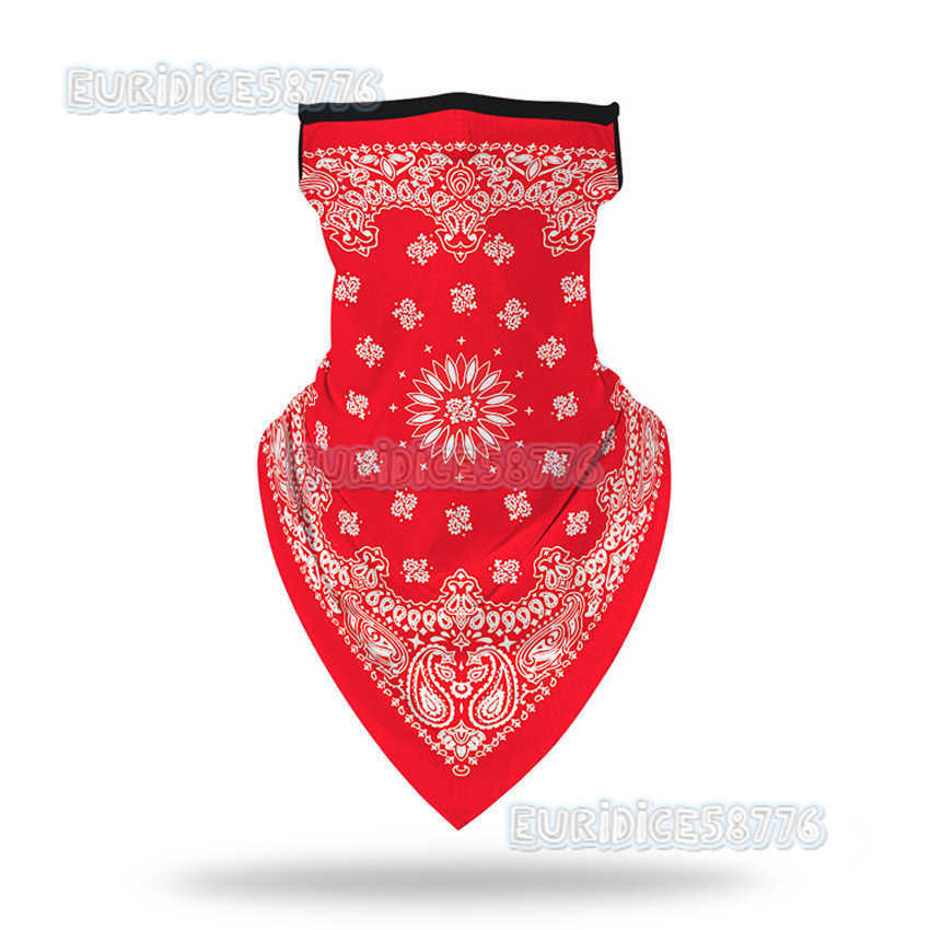 Direct Cross Mirror Ethnic Style Versatile Ear-hanging Headscarf Dustproof Sunproof Anti-slip H250819