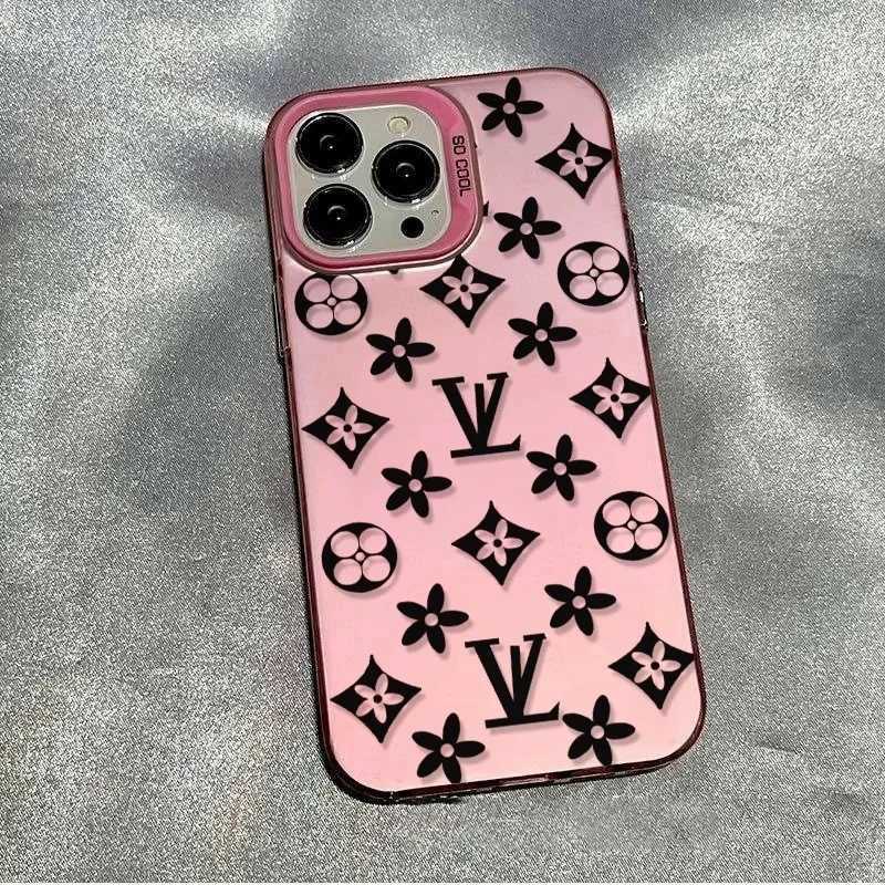 16 15 14 13 12 11 Pro Max High-end Patterned Phone Case with Independent Metal Button Silver ShellXJ250819