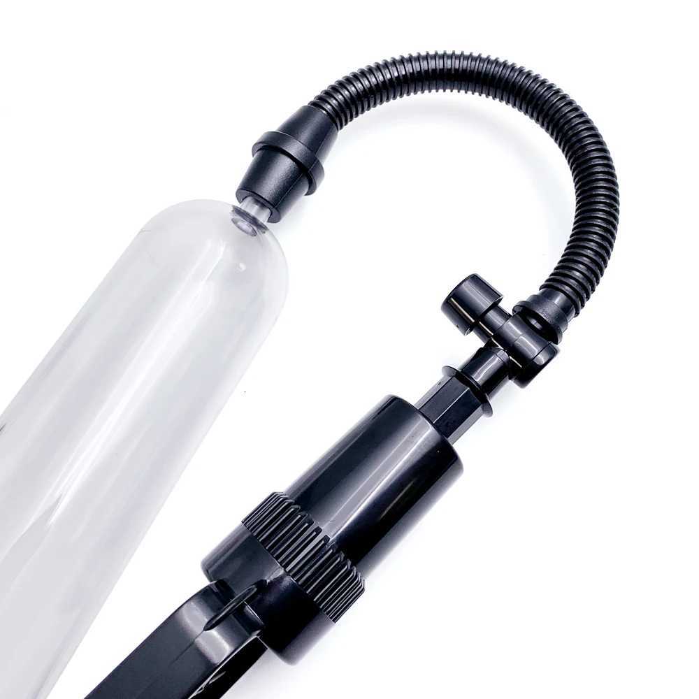 Male Manual Penis Pump Penis Enlarger Male Lasting Trainer Enhancement Erection Penis Vacuum Dick Extender Adult Sex Toys XJ250819