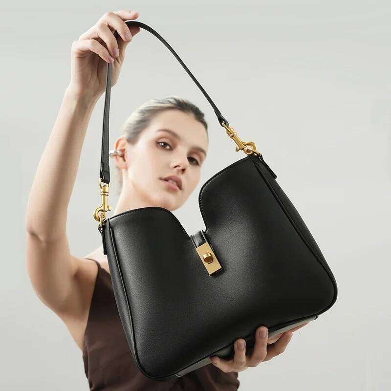 Female Natural Cowhide Handbags Ladies Cow Split Leather Crossbody Women S Tote Commuter Large Capacity Shoulder Bags New