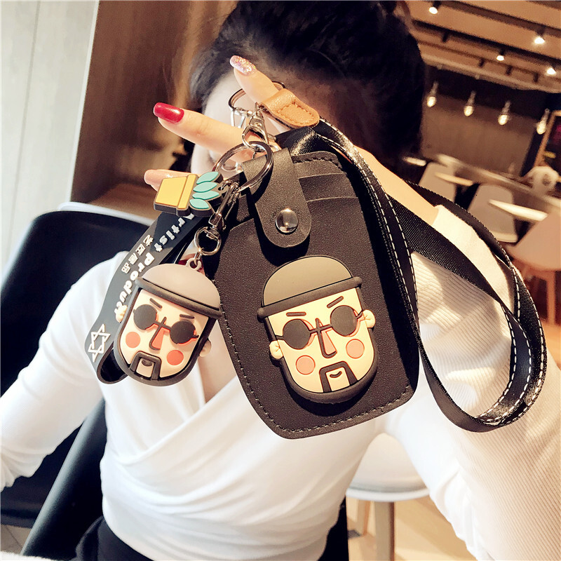 Free shipping designer This Killer Is Not So Cold Card Holder Campus Card All-in-One Card Holder Bag Neck Strap Subway Transportation Card Badge Card 