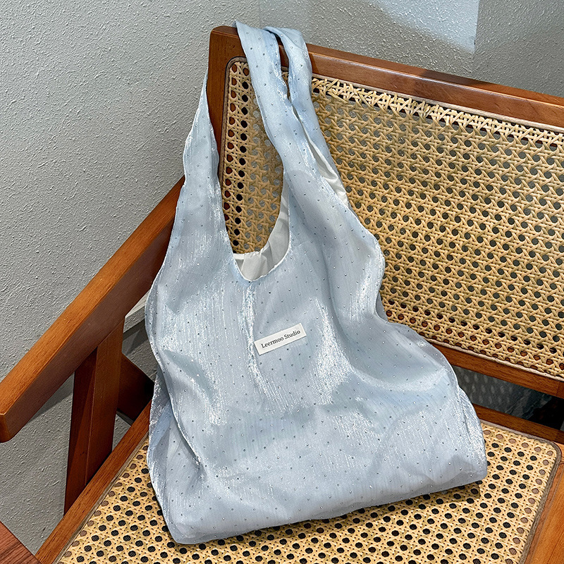 2025 autumn gentle girl elf style vest bag handbag shoulder bag large capacity shoulder bag lazy style armpit handbag women's crossbody bag desig