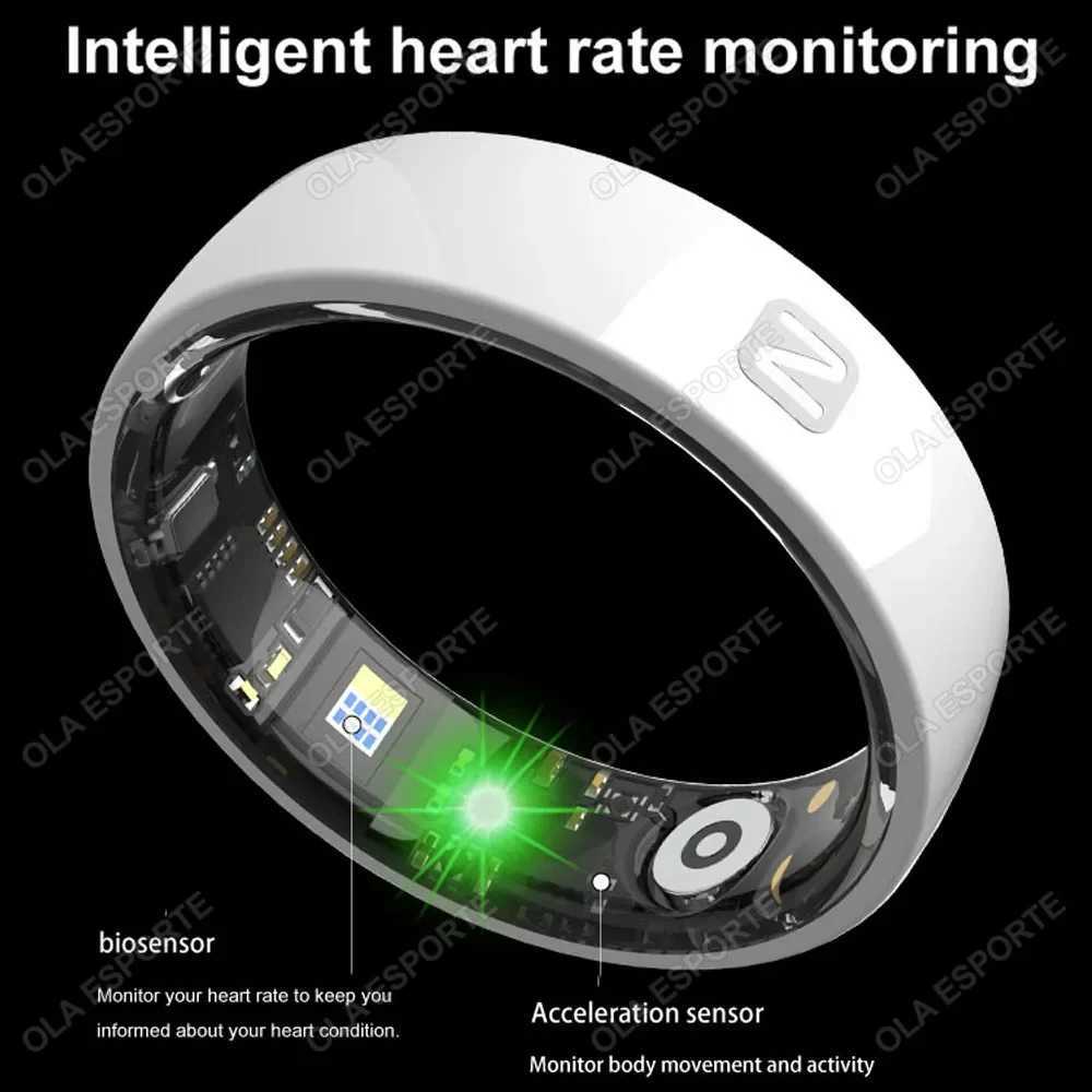 NFC Sport Smart Ring Waterproof Health Monitor Ceramic SmartRing Sleep Monitor Smart Control Photo AI FamilyRing for Ring W250819