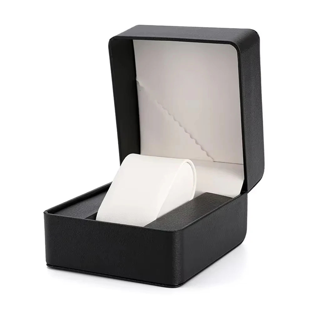 Black Single Watch Gift BoxPU Leather Wristwatch Display Case Organizer for Men and Women PU Leather Watch Organizer 250819