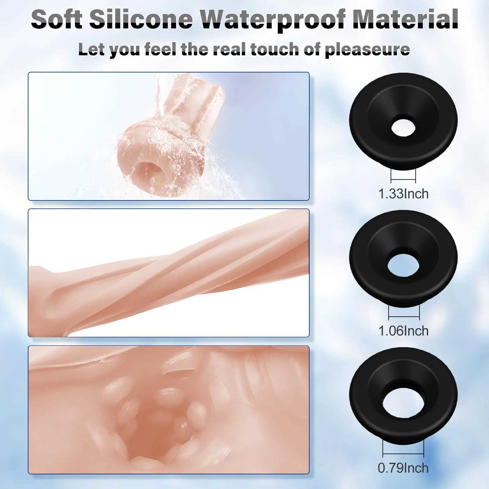 Penis Vacuum Pump Enlargement Extender Pump Air Pressure Device Male Masturbator Sex Toys for Men Stronger Bigger Erections XJ250819