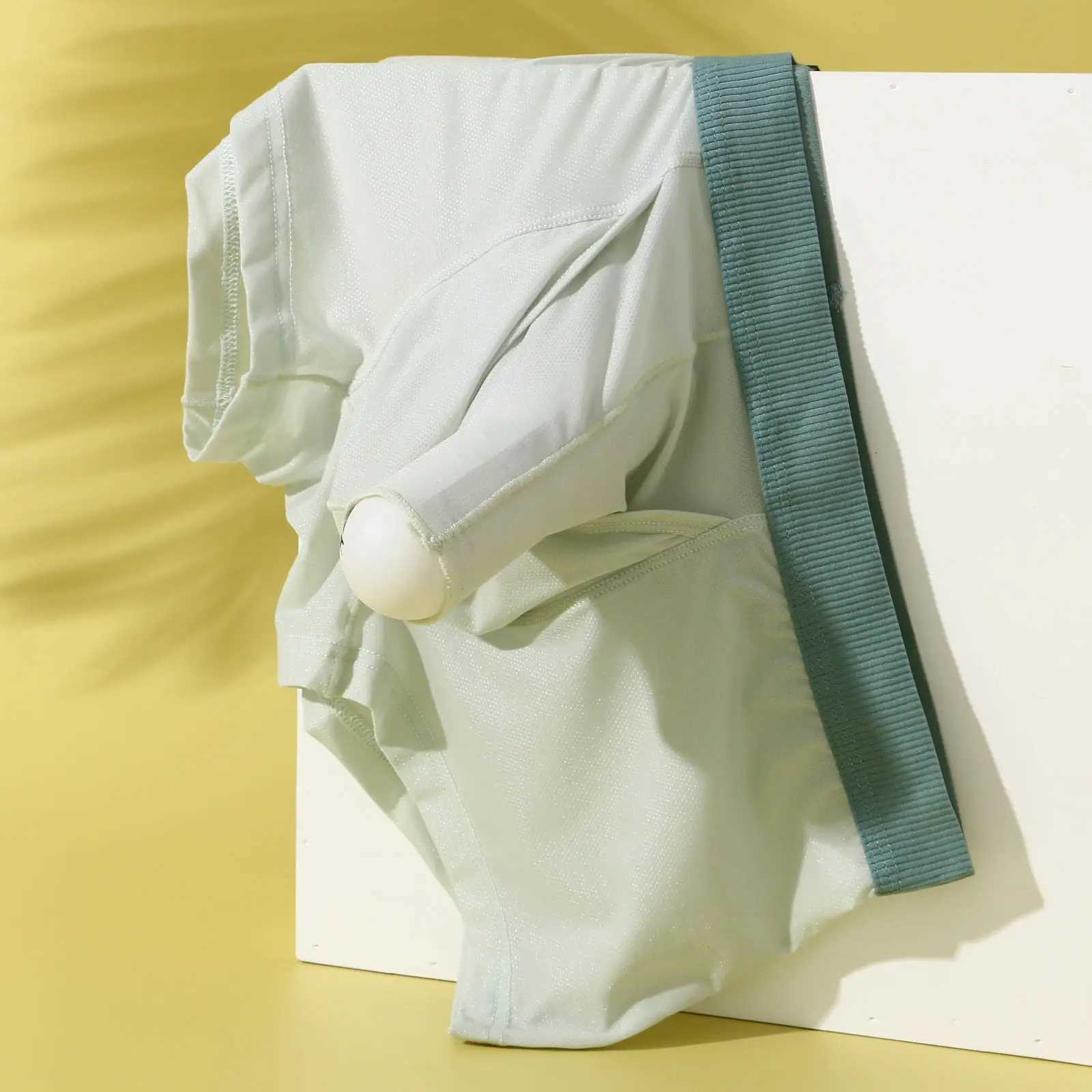 Sexy Mens Underwear Boxers Man Elephant Nose Underpants Mens Ice Silk U Convex Long Penis Pouch Boxershorts W250819