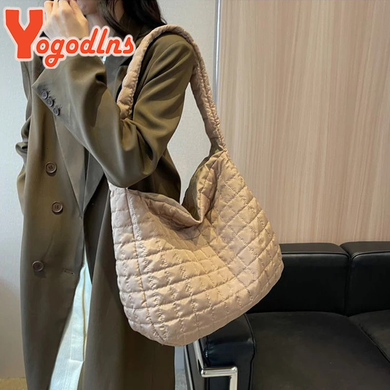 Quilted Padded Crossbody Bag for Women Pleated Bubbles Cloud Shoulder Bags Large Tote Bucket Bag Ruched Handbags250813