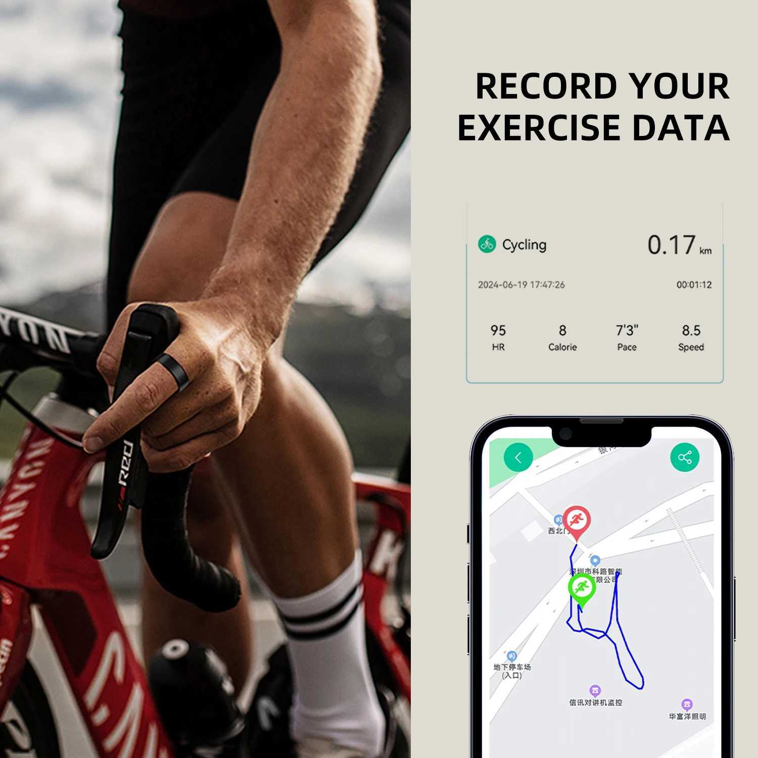 New for Xiaomi smart ring equipped with health monitor sleep monitor waterproof multifunctional sports ring for men and women W250819