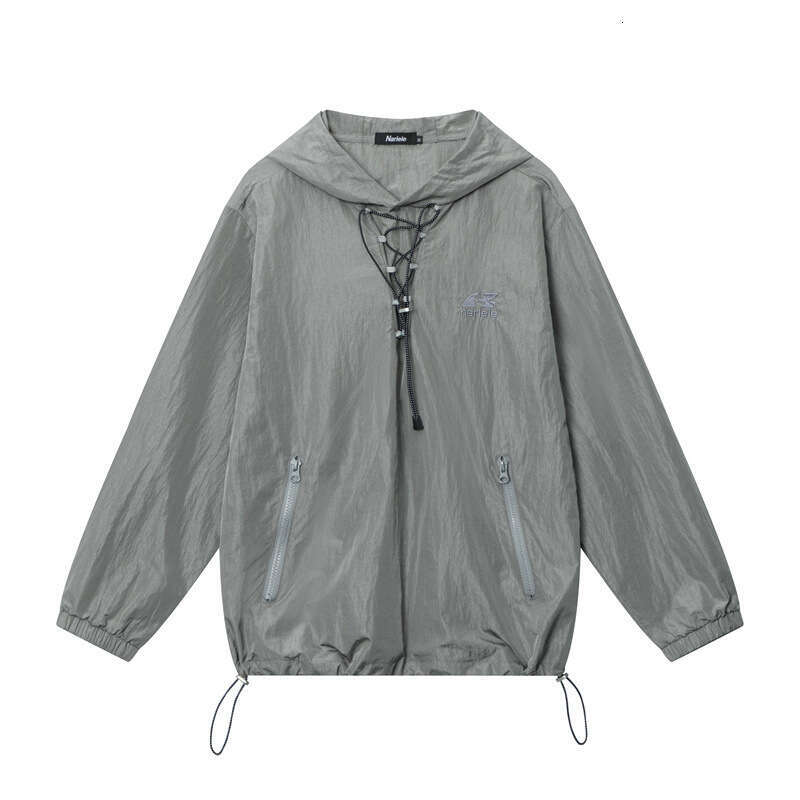 Workwear Set Trendy Brand Spring And Autumn Design Hooded Top Loose Straight Casual Pants B5