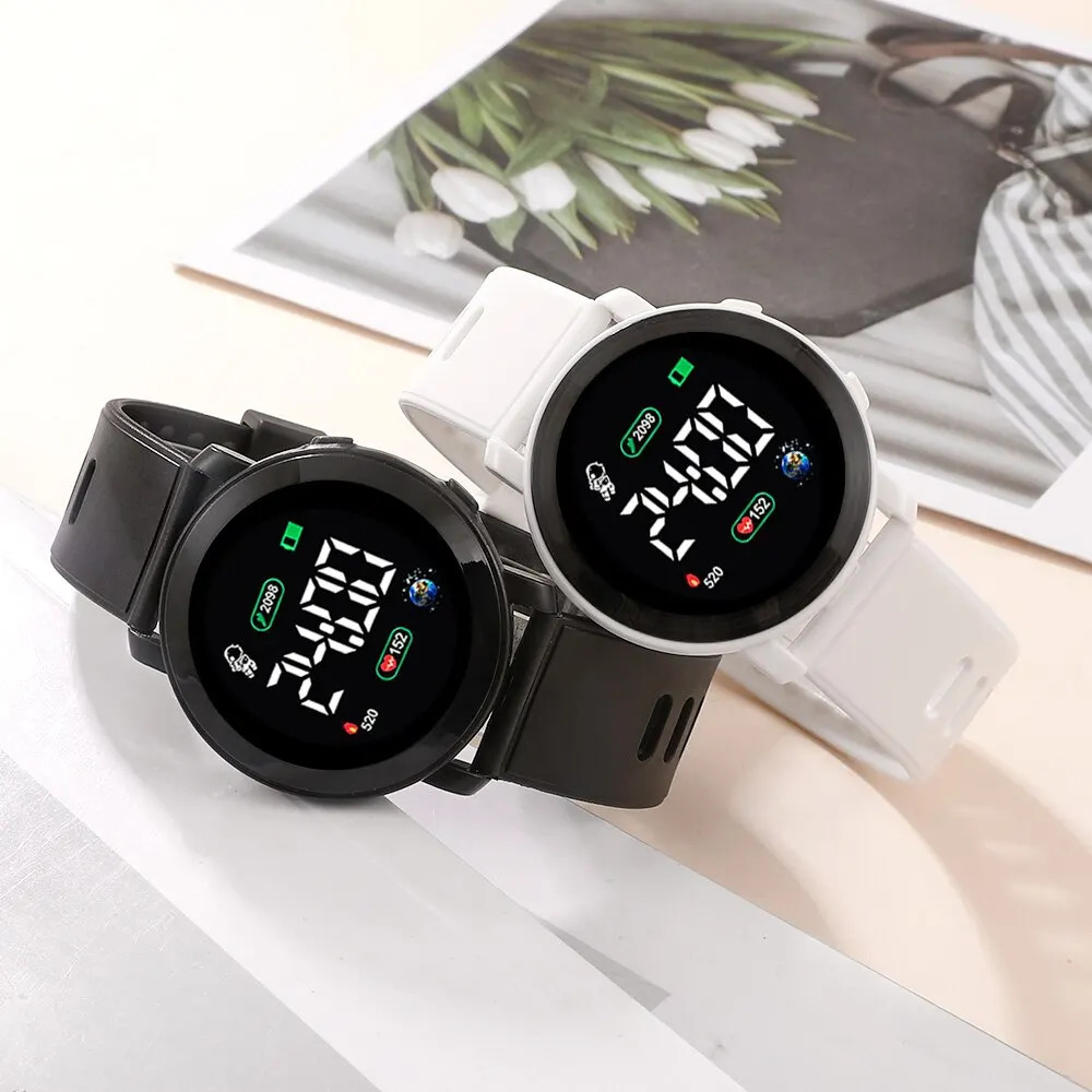Couple Watches LED Digital Watch for Men Women Sports Army Military Silicone Watch Electronic Clock Hodinky Reloj Hombre 250819