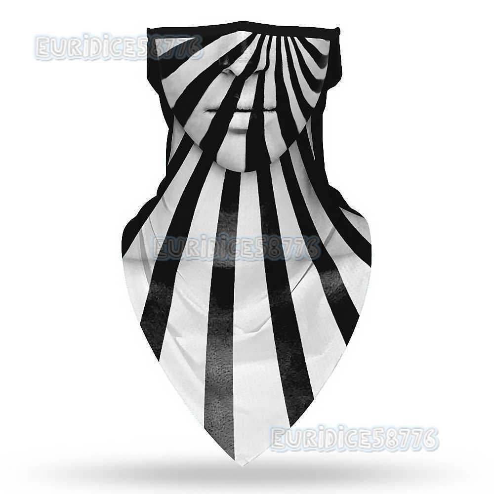 Hanging Ear Triangle Headscarf Unisex Clown Style Dustproof Sunproof H250819