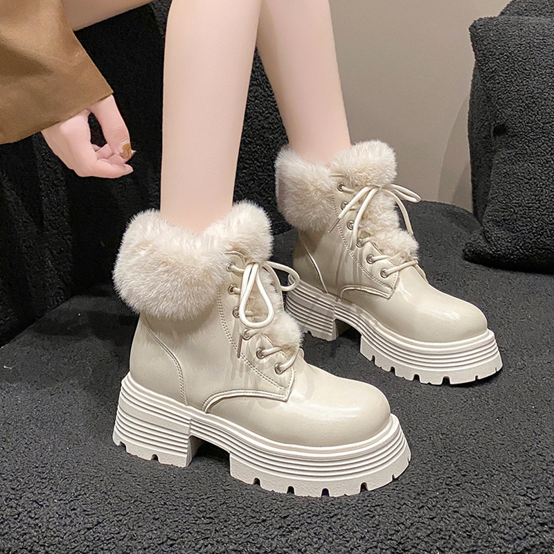 hot Free delivery designer woman cotton boots Snow boots with plush durable comfortable and fashionable cotton boots