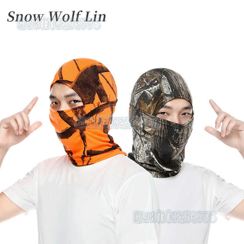 Camouflage Tactical Head Cover Outdoor Riding Four-sided Bullet Cover Breathable Single-hole Mesh Outdoor Head Cover H250819