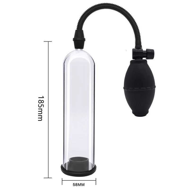 Adults Sex Toys for Men Enlarger Vacuum Pump Male Masturbation Penile Extender Trainer Male Penis Pump Manual Penis ExtensionXJ250819