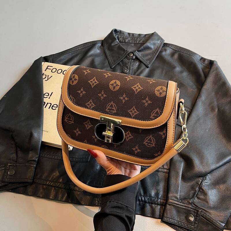 Paris Fashion Zipper Shoulder Stylish Retro Small Square Women S High Quality Leather Crossbody Bag