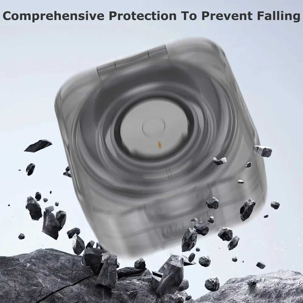 4 Samsung Galaxy Ring Charging Case Soft TPU Protective Case Scratch Resistant Shock Absorbing Transparent Protective Case W250819