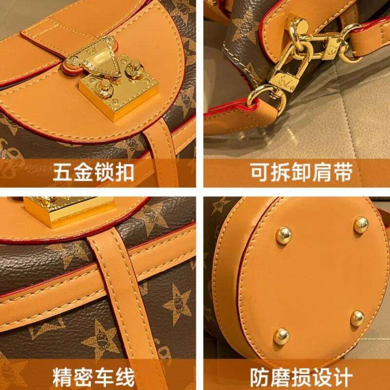 Light Brand Women's Bucket 2024 New High-End Feeling Autumn And Winter Fashion Explosive Handbag Crossbody Bag