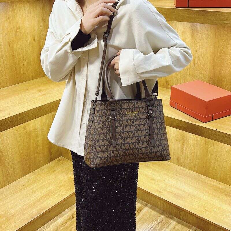 Handbag Large Capacity 2024 New Fashionable, Versatile, And Atmospheric Single Shoulder Diagonal Cross Mom's Women's Bag