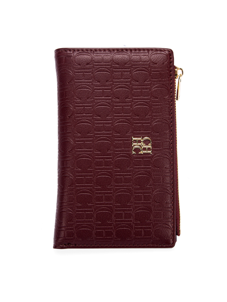 Women's Long Coin Purse Fashion Luxury Letters Solid Color Short Small Wallet Simple Square Portable Tri Fold Wallet for Ladies