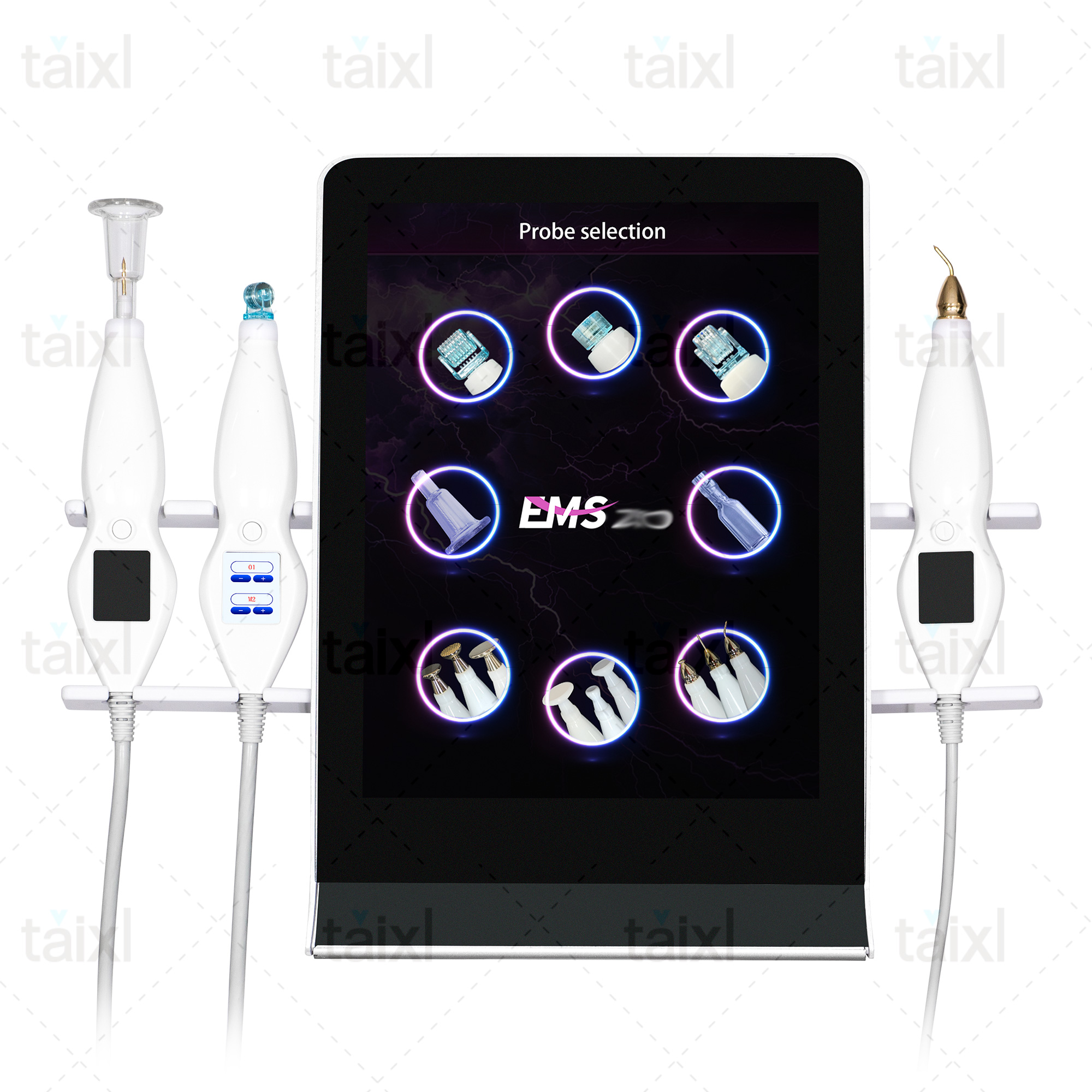 Professional Cold and Hot Plasma Pen 8 in 1 Acne Removal Wrinkle Treatment Skin Regeneration Eyelid Lifting Anti Aging Beauty Device