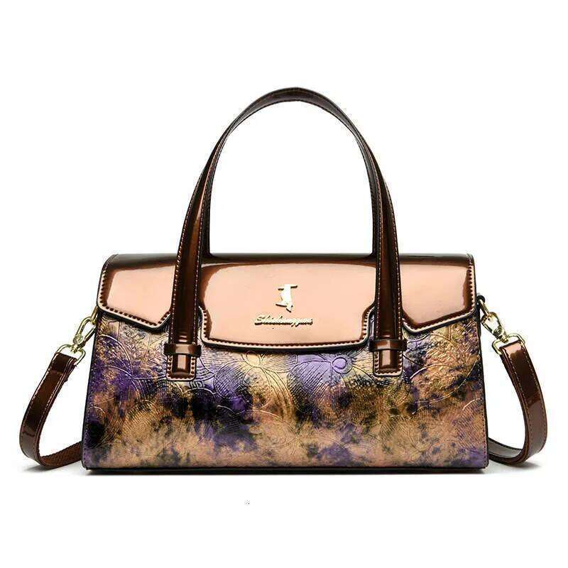 For Women New Fashionable Spray Printed Handbag With Simple Temperament And Large Capacity Shoulder Bag