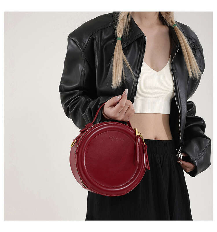 2025 Early Bags Spring Fashion Simple Designer Small Round Versatile Shoulder Crossbody Bag for Women