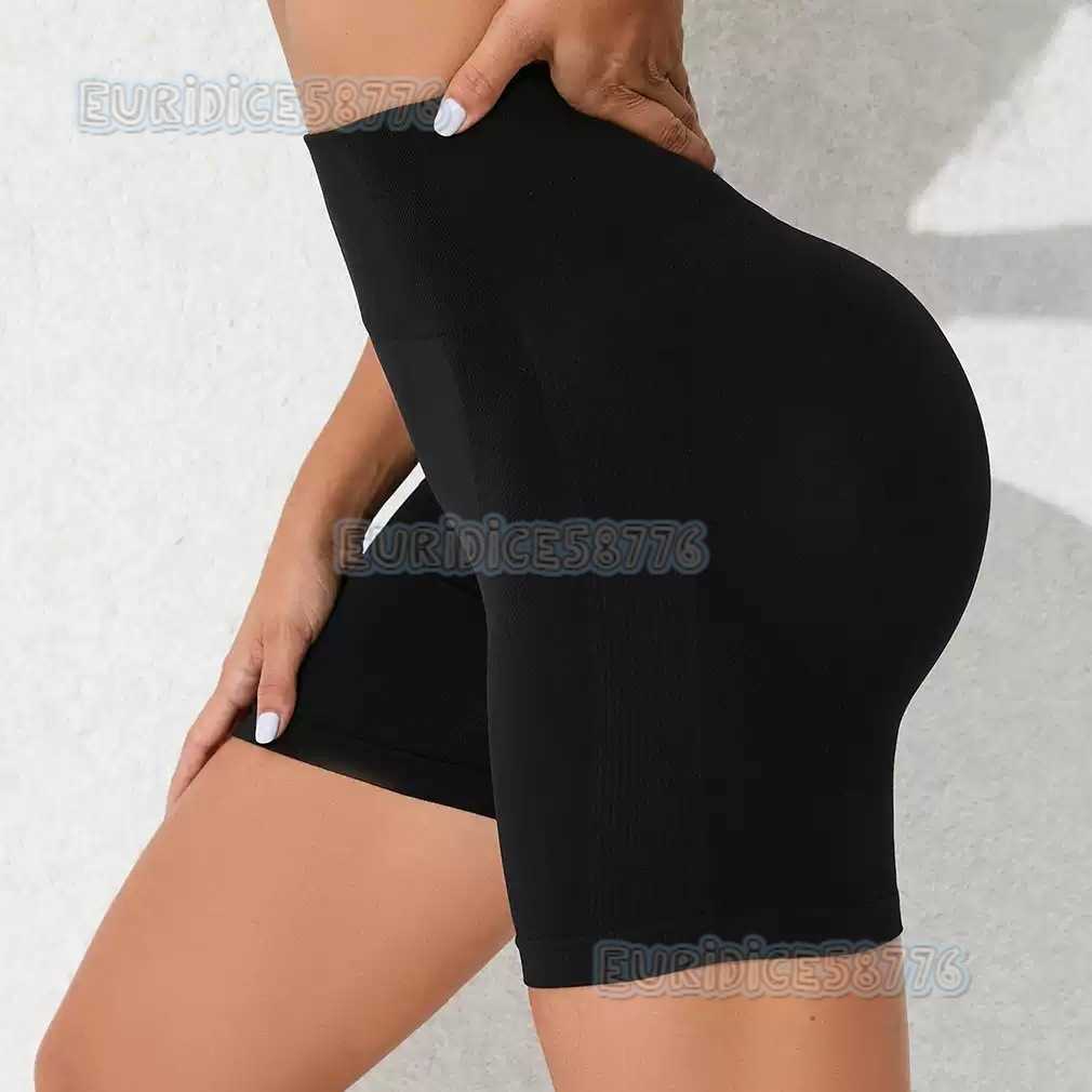 Peach Hip Yoga Shorts for Women High Waist Fitness Hip Lift Running Sports Shorts Quick-dry Fitness Three-quarter Shorts H250819