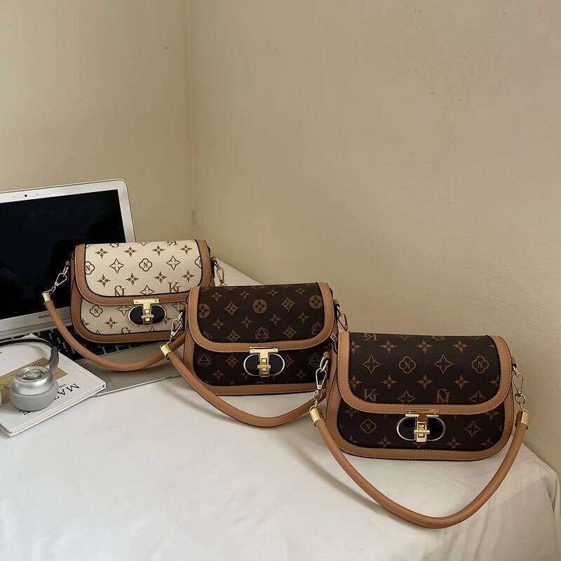 Paris Fashion Zipper Shoulder Stylish Retro Small Square Women S High Quality Leather Crossbody Bag