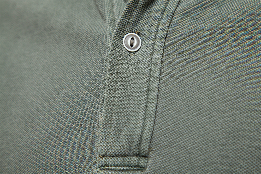 Men's Polo Shirt Summer Collar Sport Cotton Tee Casual Solid Color Short Sleeve Top European Sizes: S - 2XL