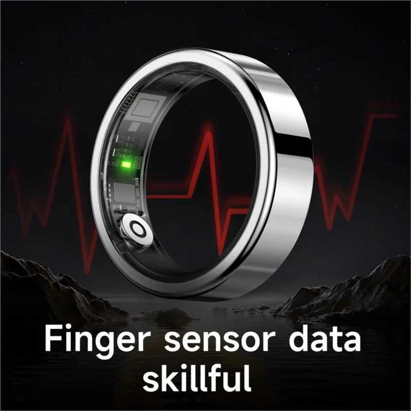 9 Smart Ring Gestures Health Monitor Heart Rate Bluetooth Ring IP68 Waterproof Sport Modes Smart Ring W250819