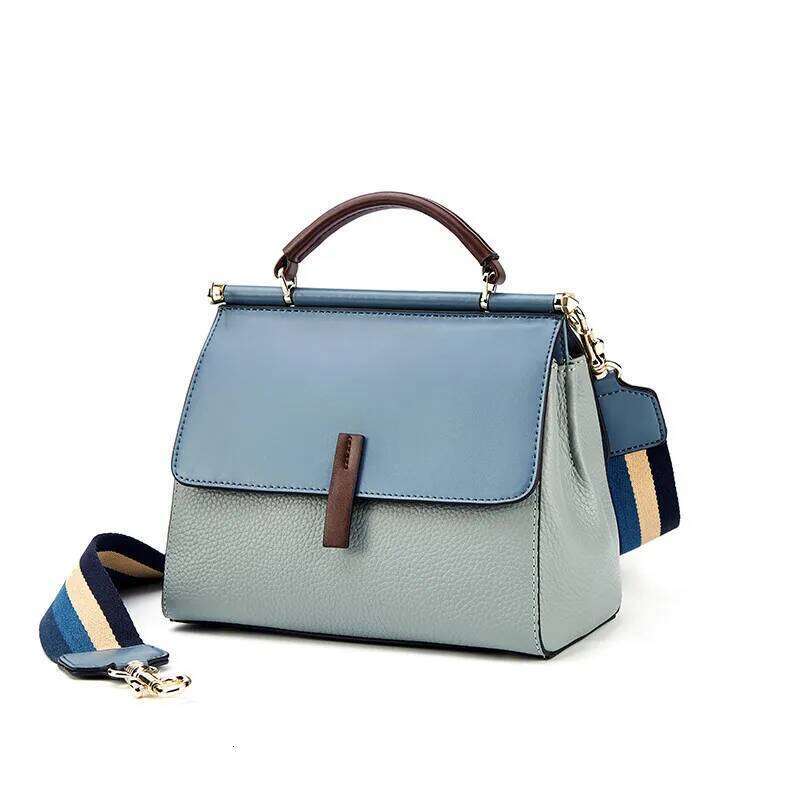 Alirattan 2025 New Summer Crossbody Fashion Shoulder Bag Women's Handbag Genuine Leather