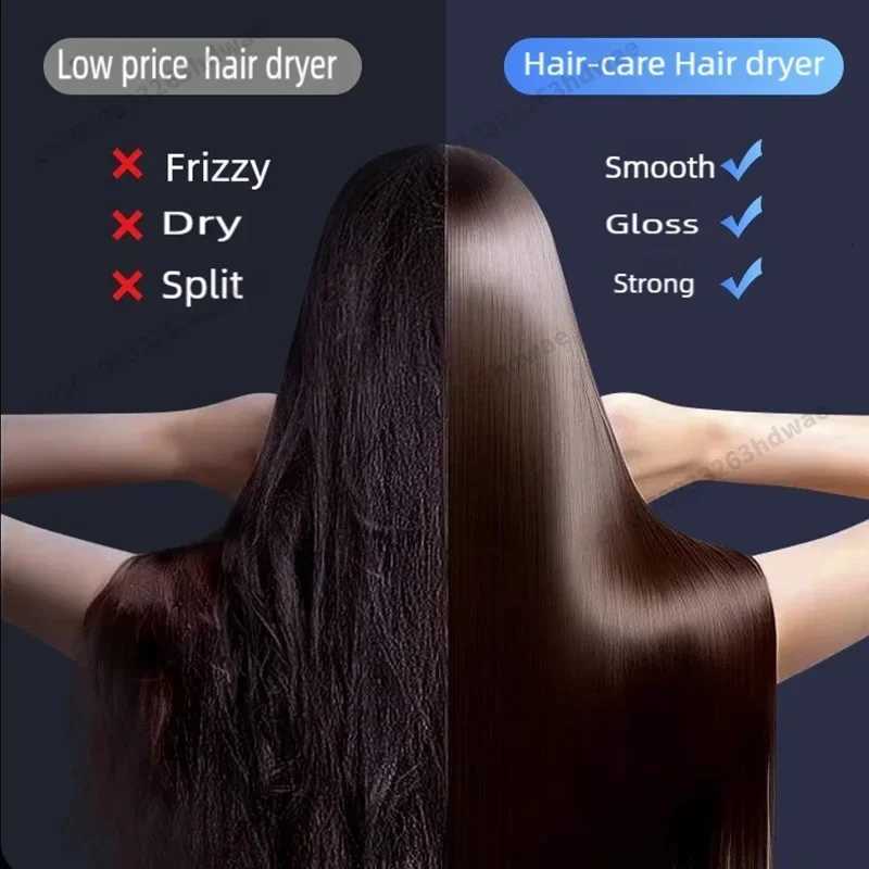 5 IN Professional Negative Ion Hair Dryer 600W Leafless Hair-care Hairdryer Styling Tools 200 Million Anion Super Blow Dryer W250819
