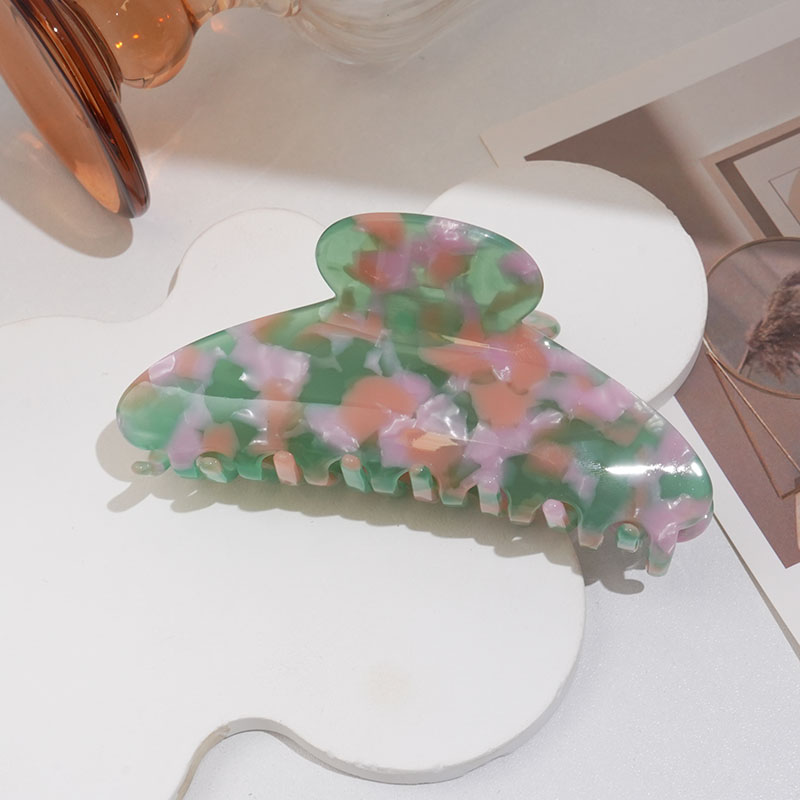 Zanbya's new large-sized hairpin - elegant and luxurious oval-shaped hairpin with a soft grip for women