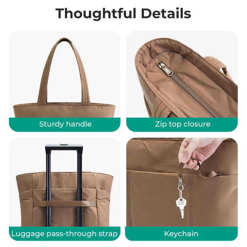 BAGSMART Tote Bag 2025 Original Bags Travel Womens Bag Large Capacity School College Hand Bags for Ladies 250814