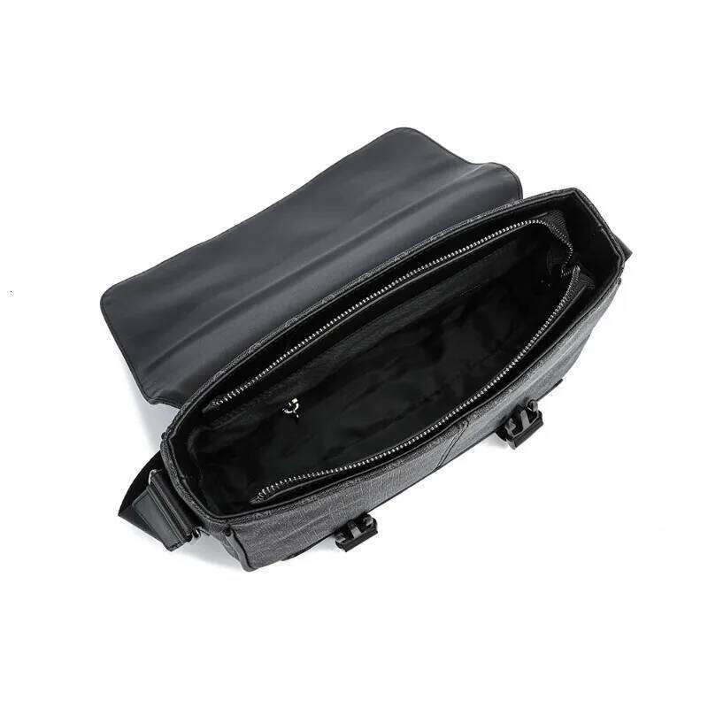 Fashion Hasp Plaid Print Men's Crossbody Large Capacity Shoulder Messenger Bag For Men Satchels