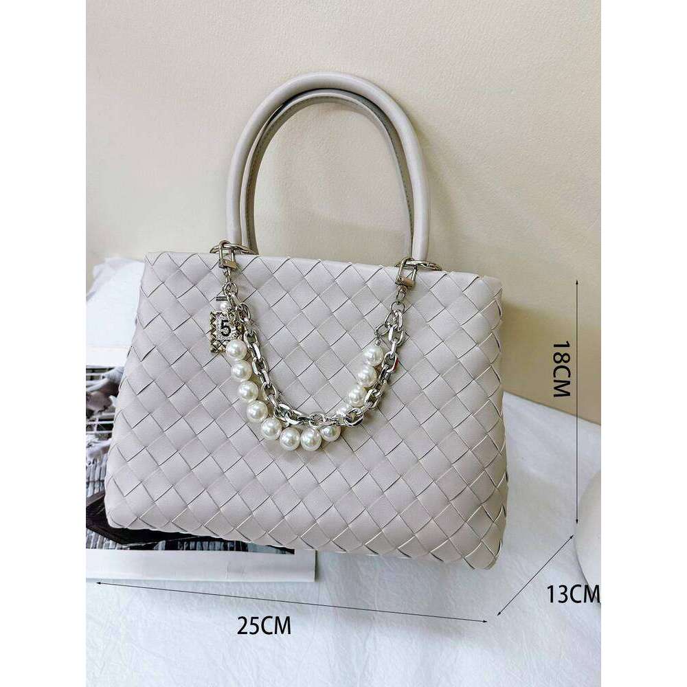 Designer Bag Tote Bag Shoulder Bag New Summer Vegetable Basket Woven Genuine Leather Handbag Large Capacity Shoulder Crossbody Tote Bag