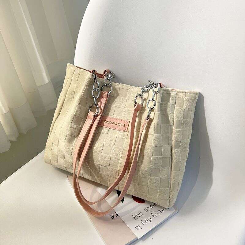 Large Capacity Ladies Fashion Trend Shoulder Bag, Casual Handbag, Multifunctional Commuter Tote Bag