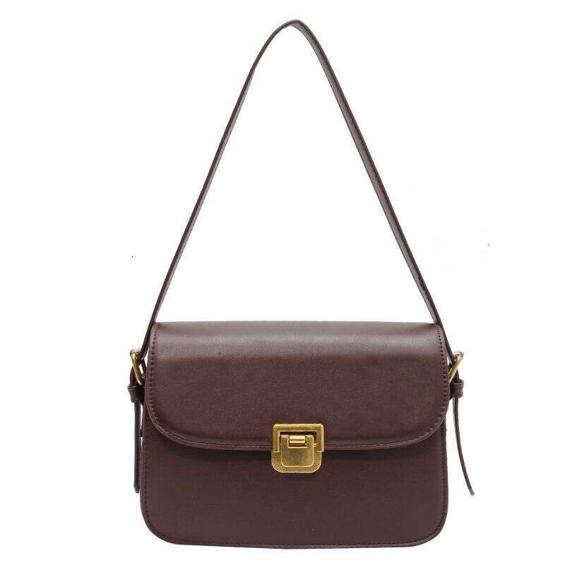 High-end Women's 2023 New Spring Fashion Simple Retro Shoulder Bag All-match explosive crossbody small square bag