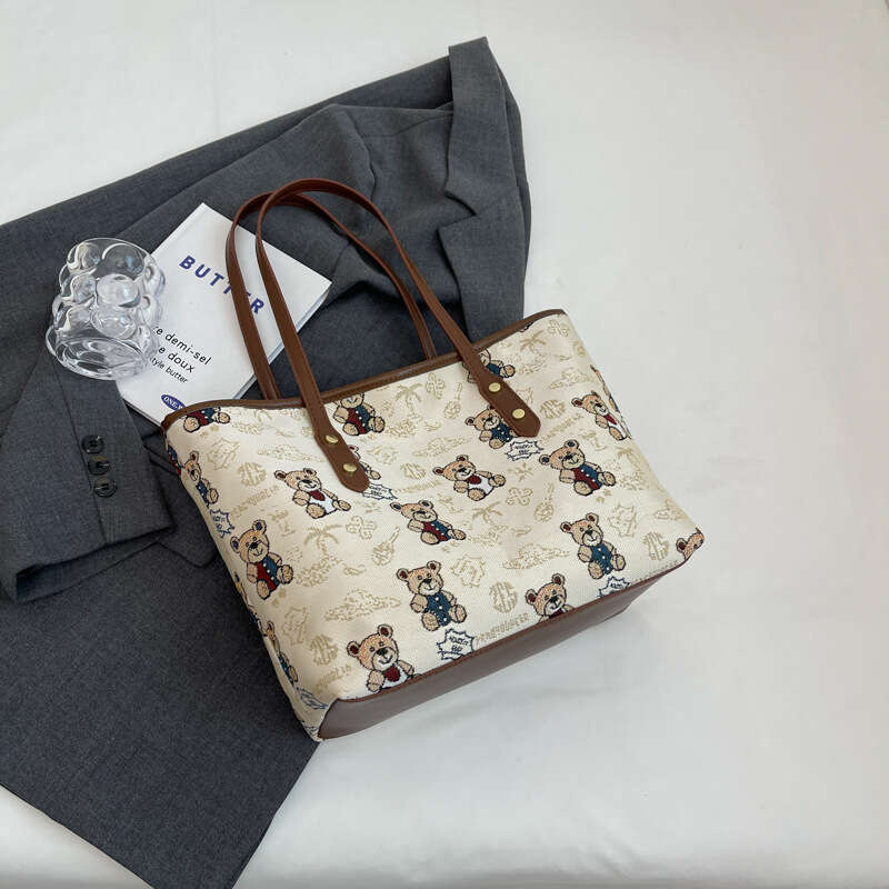 Fashion Commuter Large Capacity for Women 2025 New Casual Stylish Versatile Shoulder Handheld Tote Bucket Bag